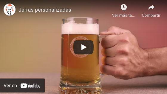 Jarra De Cerveza Con Sello Grabado Calledelregalo Es