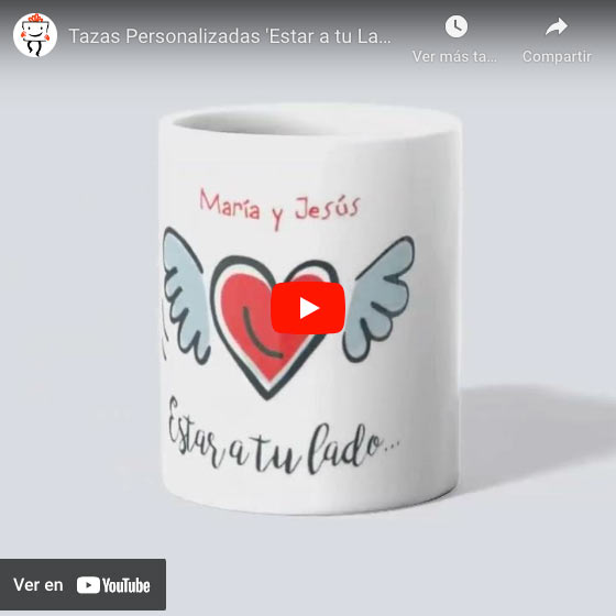 Vídeo Pack de tazas personalizadas 