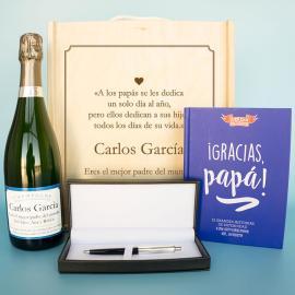 Paquete de regalo personalizado del día del padre / regalos para papás /  abuelos / refrigeradores rechonchas / abrebotellas / vaso de vino -   España