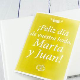 Libro de firmas para el 40 cumpleaños de Marta