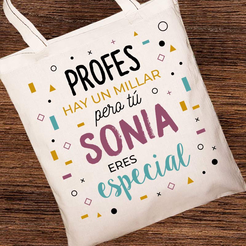 Regalos personalizados: Bolsas personalizadas: Bolsa tote BIO personalizada para Fin de Curso