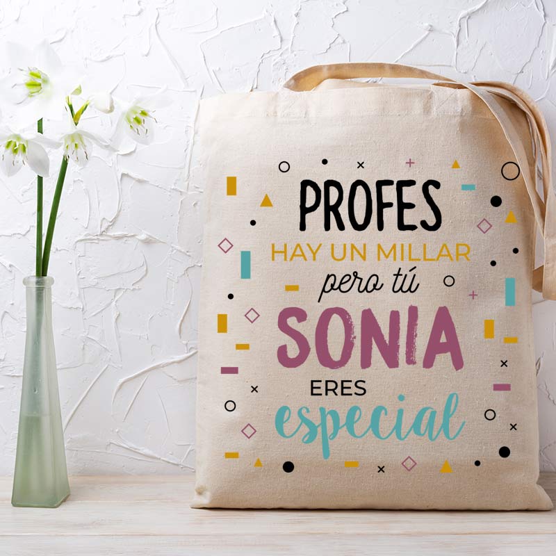 Regalos personalizados: Bolsas personalizadas: Bolsa tote BIO personalizada para Fin de Curso