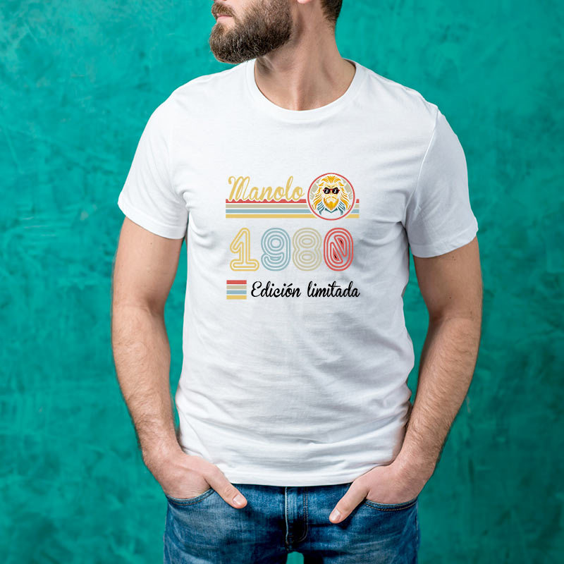 Regalos personalizados: Camisetas personalizadas: Camiseta Vintage personalizada