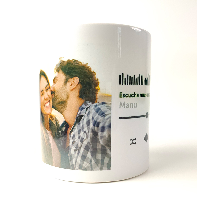 Regalos personalizados: Tazas personalizadas: Canción personalizada en taza