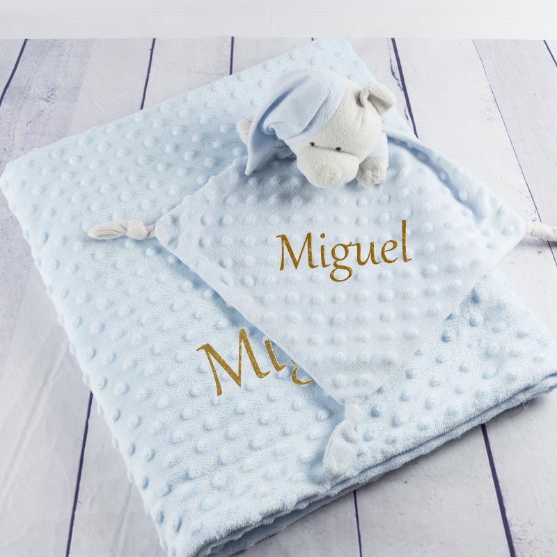 Manta de bebé personalizada con monograma, manta de bebé personalizada con  nombre niño, manta de regalo para bebé, manta de cumpleaños, manta de bebé