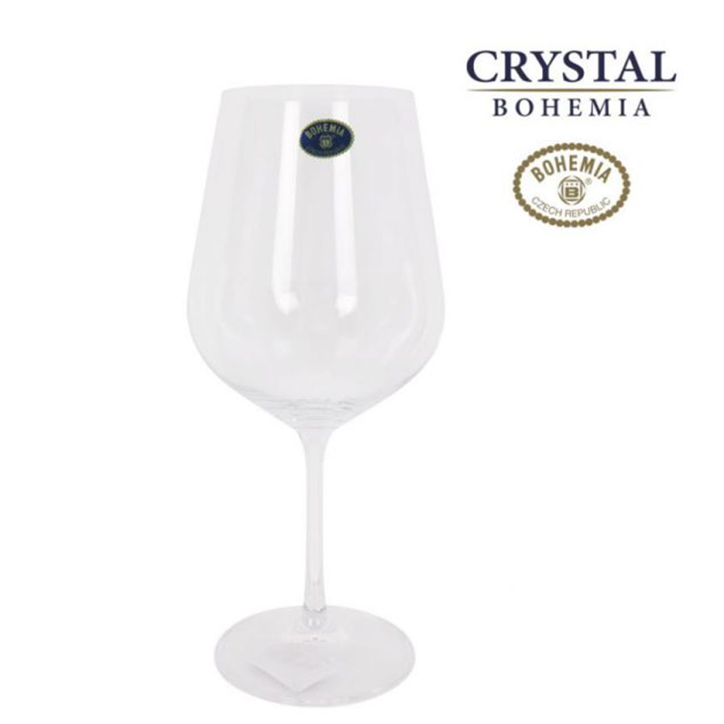 Regalos personalizados: Bebidas personalizadas: Copa de vino de cristal de Bohemia