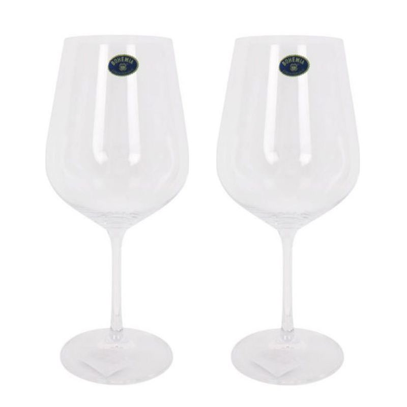 Regalos personalizados: Bebidas personalizadas: Copa de vino de cristal de Bohemia