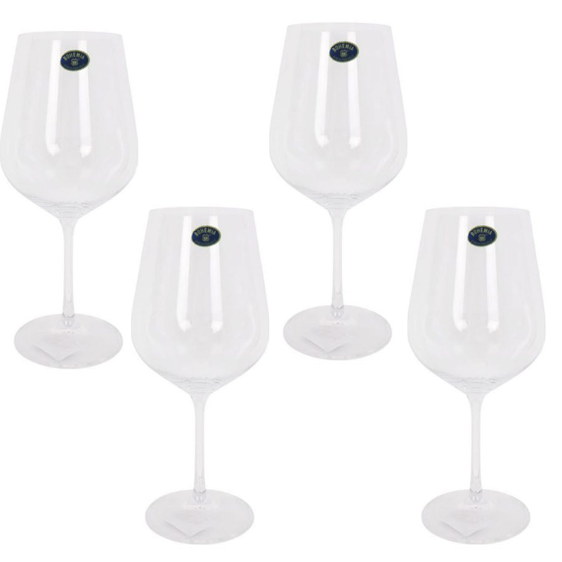 Regalos personalizados: Bebidas personalizadas: Copa de vino de cristal de Bohemia