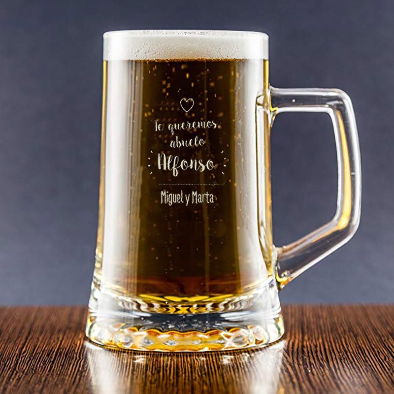 jarra cerveza personalizada :: detalles & regalos  Cervezas personalizadas,  Jarras de cerveza, Cerveza