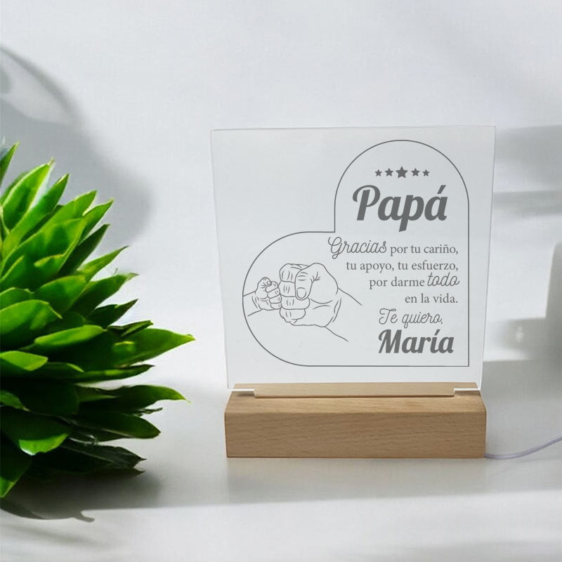 Regalos personalizados: Lámparas personalizadas: Lámpara Personalizada 'Juntos' 