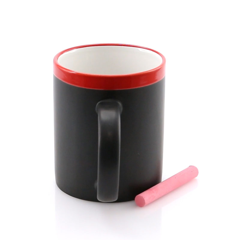 Regalos personalizados: Tazas personalizadas: Taza pizarra con tiza de color