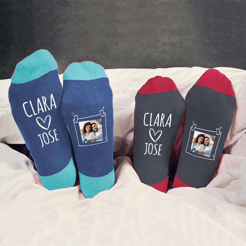 Calcetines personalizados con foto, calcetines personalizados con imagen,  unisex, divertidos, regalos para hombres y mujeres, Navidad