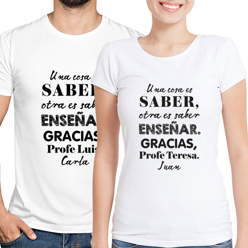 Definitivo Corte de pelo Cornualles Camiseta personalizada 'Saber enseñar'