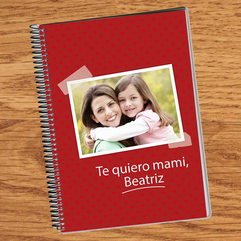 Cuaderno personalizado para mamá